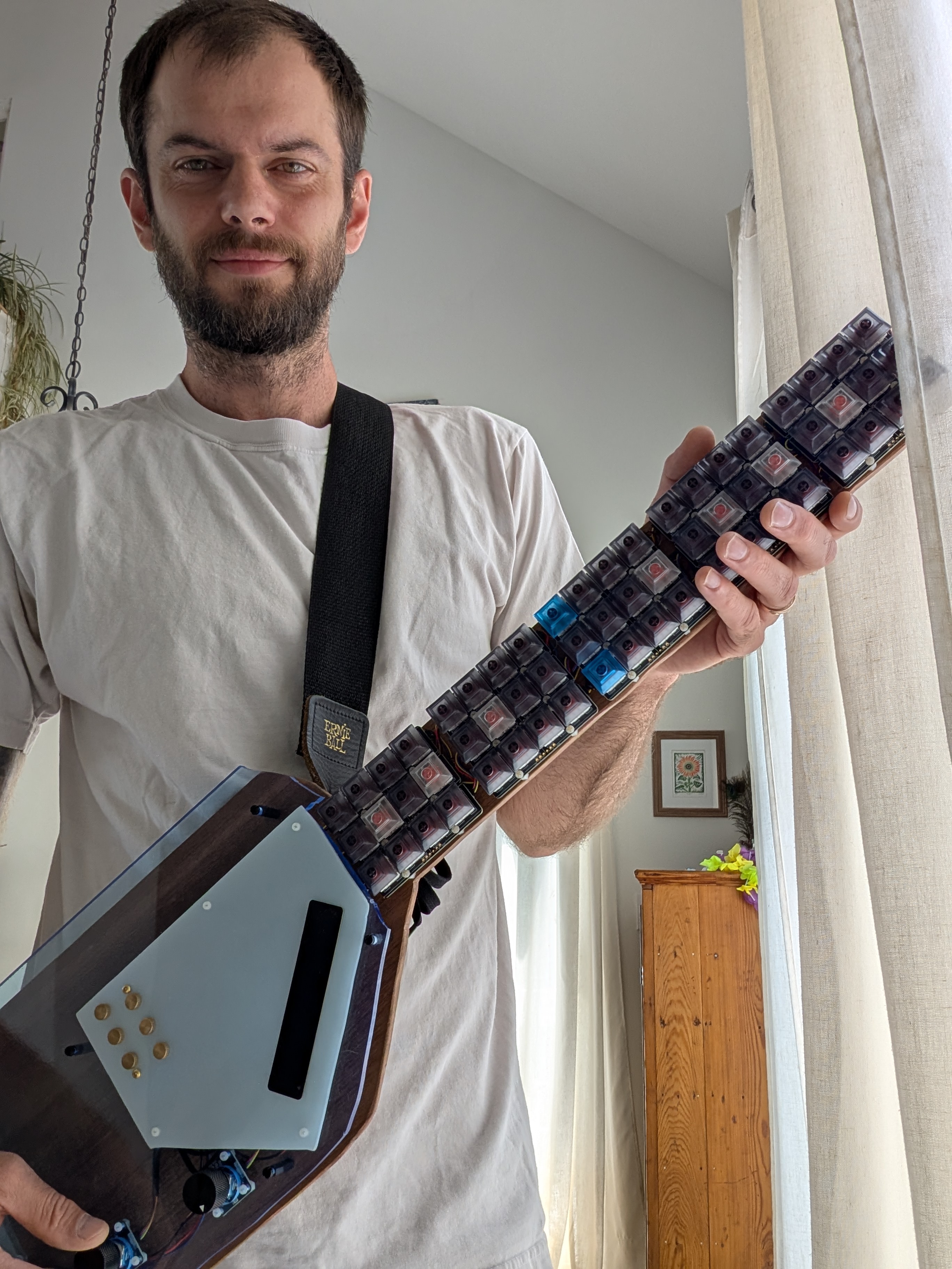 RJ Tripp with a TAO Audio digital keytar